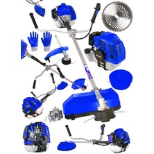 Graizer Alman 6 Hp Yan Tipi Benzinli Motorlu Ot Çalı Tırpanı Çim Biçme Makinesi