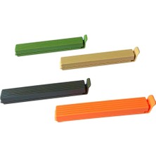 Gfc Life Store Renkli Pratik Poşet Klipsi, Paket, Ambalaj, Torba, Çanta Kapatıcı Plastik Kilidi, Mandalı (12'li Karışık)