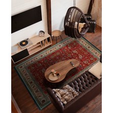 Rose'n Home Arte DS022 Klasik Çiçek Figürlü Dekoratif Şönil Salon Oturma Odası Mutfak Halısı