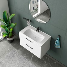 Gtm Banyo Nile Aynalı Çekmeceli Banyo Dolabı Seti Beyaz 100 cm