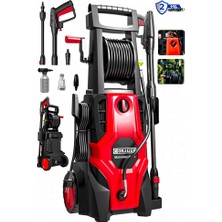 Graizer GR-K-180 Çelik Şanzuman Musluk ve Kovadan Çekme Yüksek Basınçlı Bahçe Oto Yıkama Makinesi