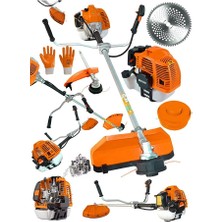 Graizer Alman Trex 6003 Yan Tipi Benzinli Motorlu Ot Çalı Tırpanı Çim Biçme Makinesi Tırpan