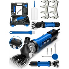 Graizer Alman 4200 Devir Ayarli Bakir Sargili Çelik Şanzuman Koyun Keçi Kirkma Makinesi 2 Adet Üst Bıçak