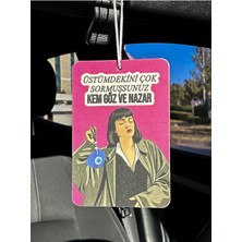 BiKoku Kem Göz ve Nazar Tasarımlı Dekoratif Oto Araç Kokusu ve Aksesuarı