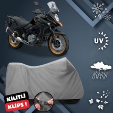 ULTRASHOP Suzukı V-Strom 650 Xt Abs Motosiklet Branda Su Geçirmez Motor Branda