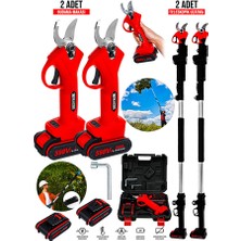 Graizer Alman Profesyonel 598 Vf 20 Ah 2 Metre Teleskopik Uzatma Akülü Bağ Dal Budama Kesme Makası Makinesi