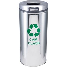 Çevre Endüstri Ürünleri ZK-1004D Tekli Paslanmaz Geri Dönüşüm Kovası