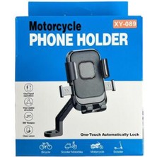 TTR Motors Motosiklet Telefon Tutucu (Ayna Bağlantılı)