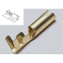 Gözpar Oto SF4D Izolesiz Boru Dişi Fiş Terminal Soket Kablo Ucu 10 Adet