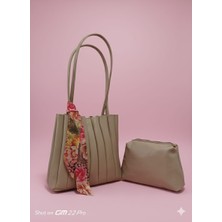 Kadın Pileli Omuz Çanta