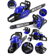 Graizer Alman Xdrive Turbo 9100 Benzinli Ağaç Odun Dal Kesme Makinesi Motorlu Testere Zincirli Ağaç Kesme