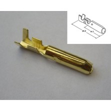 Gözpar Oto SF4E Izolesiz Boru Erkek Fiş Terminal Soket Kablo Ucu 10 Adet