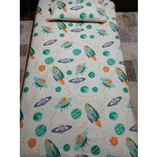 Molinella Uzay Temalı Tek Kişilik Nevresim Seti