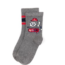 U.S. Polo Assn. Erkek Çocuk 2'li Soket Çorap 50318054-VR086