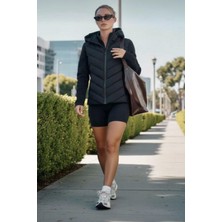 Prifaldi Zr Monel Silver Sportif Kapüşonlu Slimfit  Şişme Mont