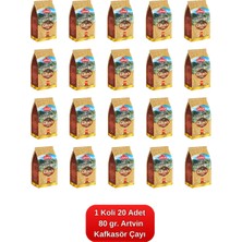 Çaykur Artvin Kafkasör Çayı 80 Gr. 20'li Koli