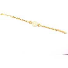 ferizz altın kaplama  çeyrekli bileklik blk-1230