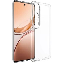 FitCase Vivo V50 Lite Kılıf Kamera Korumalı Silikon Şeffaf Kapak