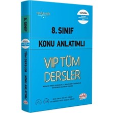 Editör Yayınları 8. Sınıf VIP Tüm Dersler Konu Anlatımlı Mavi Kitap Editör Yayınla