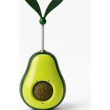 Avokado Şekilli Kedi Oyuncağı, Catnip Toplu Hacıyatmaz, Mama Dağıtıcılı Zeka Geliştirici