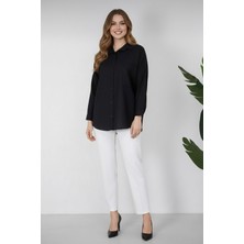Hiramir Kadın Oversize Yeni Sezon Pera Keten Gömlek