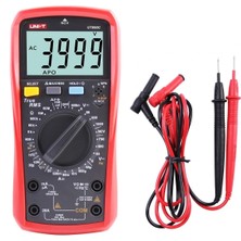 UT890C Profesyonel Dijital Multimetre Test Cihazı Voltmetre Ampermetre Ohmmetre Rms 6000