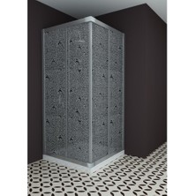 Kupon Duş ve Banyo Sistemleri Bendis D100 Mika Cam Duşakabin H: 180 cm