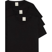 Calvin Klein Kadın Siyah Calvin Klein Cotton Tee 3pk Siyah Kadın T-Shirt