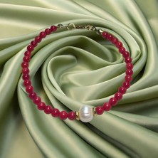 Reina Del Corazen El Yapımı Doğal Mercan Inci 925 Ayar Gümüş Bileklik – Otantik Tasarım, Tarihî Ilhamlı, Bolluk ve Huzur Enerjili Şık Takı