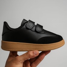 Lias Shoes Siyah Kauçuk Görünümlü Çocuk Spor Ayakkabı  ve  Sneakers