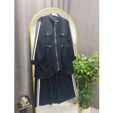 Nisa Butik Giyim Cizgili Oysho Spor Takım