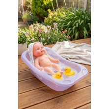 Küvetli ve Ördekli Oyuncak Et Bebek