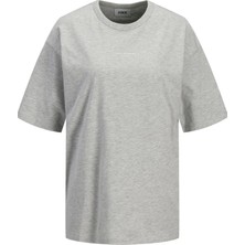 JJXX Light Grey Melange Kadın / Kız Yetişkin T-Shirt Model Kodu: ( 12280155LIGHT Grey)