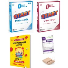 Üç Dört Beş Yayınları Start Matematik + Start Geometri / Sıfırdan Başla+Deneme+Telefon Tutucu+Plandefteri