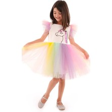 Lunas Tekstil Pullu Nakışlı Unicorn