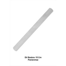 Atel-San Dil Baskısı 15 cm Paslanmaz