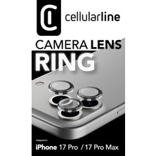 Cellularline IPHONE 17 Pro / 17 Pro Max  Lens Rıng Kamera Koruyucu