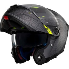 mt Helmets Atom 2 Sv Destiniy C2 Mat Siyah Çene Açılır Kaskı XL Beden ile Güvenli Sürüş