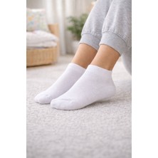 Dündar Unisex Dikişsiz Modal Patik Beyaz 4' lü Paket