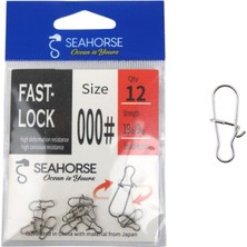Sea Horse Fast Lock Snap Nickel #000 Qty:12