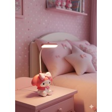 Silva Nature Sevimli My Melody Figürlü LED Masa Lambası | Çocuk Odası & Gece Lambası