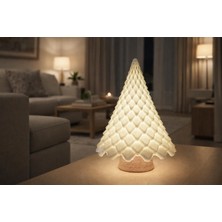 Modu3D Dekoratif Çam Ağacı LED Masa Lambası Seti (1’ Adet) – Salon & Oturma Odası Ambiyans Aydınlatması