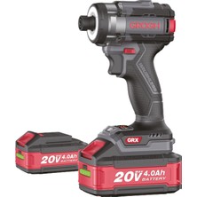 Grogh Kömürsüz Motorlu Akülü Torklu Vidalama Çift Akülü 20V 4Ah GRX2033-4 BMC | Şarjlı Torklu Vidalama