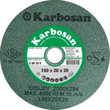 KARBOSAN 175x20x20 SCG TAŞLAMA TAŞI C 80 J5 V - 920490