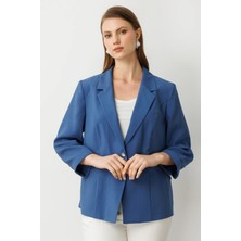 Ekol  Şerit Taş Detaylı Duble Kol Ceket 4544 B.b