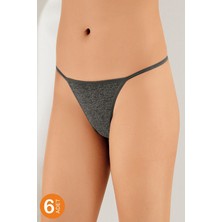Şahinler Kadın Likralı 12 Adet G-String Külot 3075