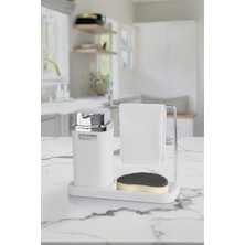 Okyanus Home Kare Mina Lavabo düzenleyici Beyaz