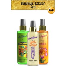 Eda Taşpınar Büyüleyici Kokular Seti.no.8 Amber & Copacabana & Wild Body Mist 200 ml (EGX20-EGY0017-EGX05)