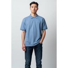 Exuma 1412040 Erkek Polo Yaka Tişört - Mavi