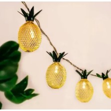 Tuncel Store 2 Metre 10 LED Pilli 2 Kademeli Ananas LED Işık